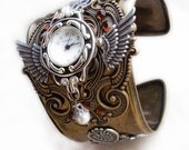 Steampunk Watch - Brass and Silver