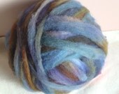 8 oz 100% Hand Dyed, Crazy Ball, wool roving