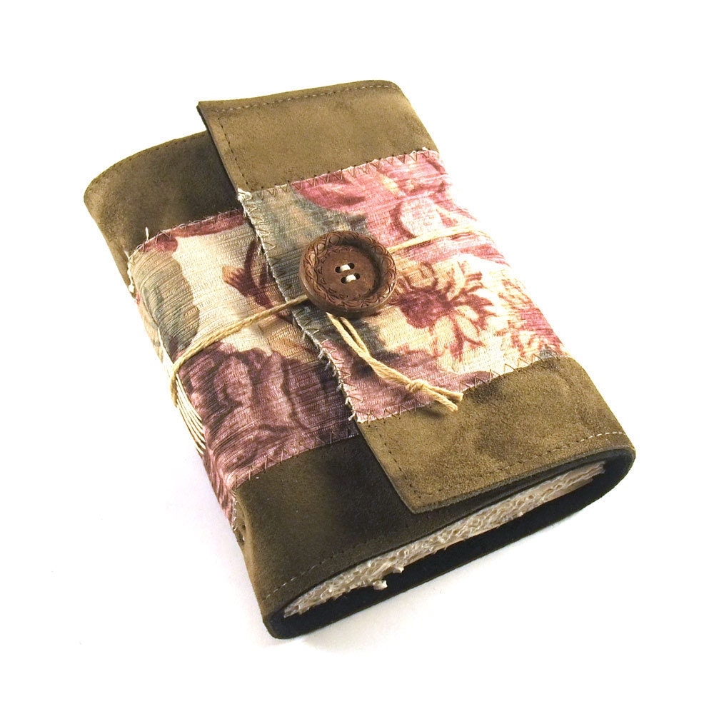 Journal, Leather,  Suede: Roses