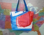 Tote Bag-made from a banner advertising Pepsi.