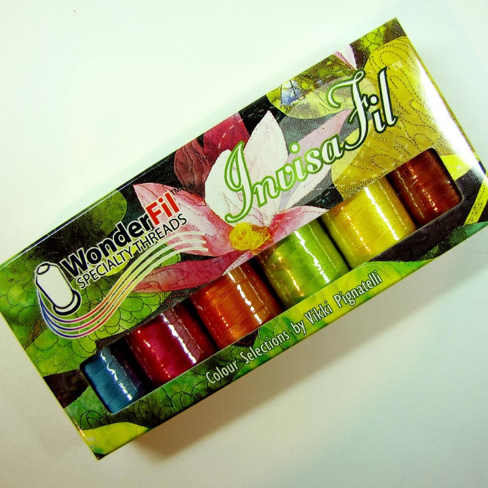 WonderFil Invisafil 100 Weight Polyester Mini Thread Pack B007