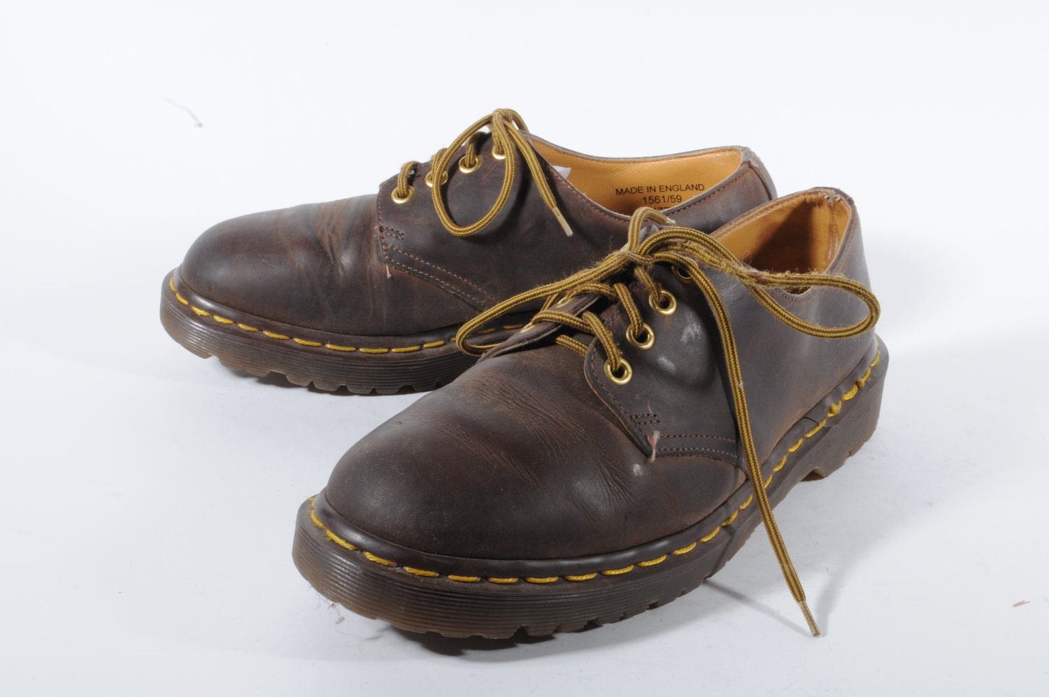 Brown size 7 short Dr.Martens Men's