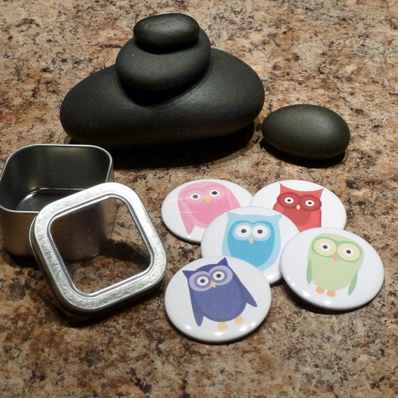 Owl Pocket Mirrors - Hoot Hoot - 5 Mirror Set