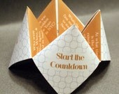 New Years Favor, New Years Card, New Years Decoration, Happy New Year, New Years Eve, Cootie Catcher