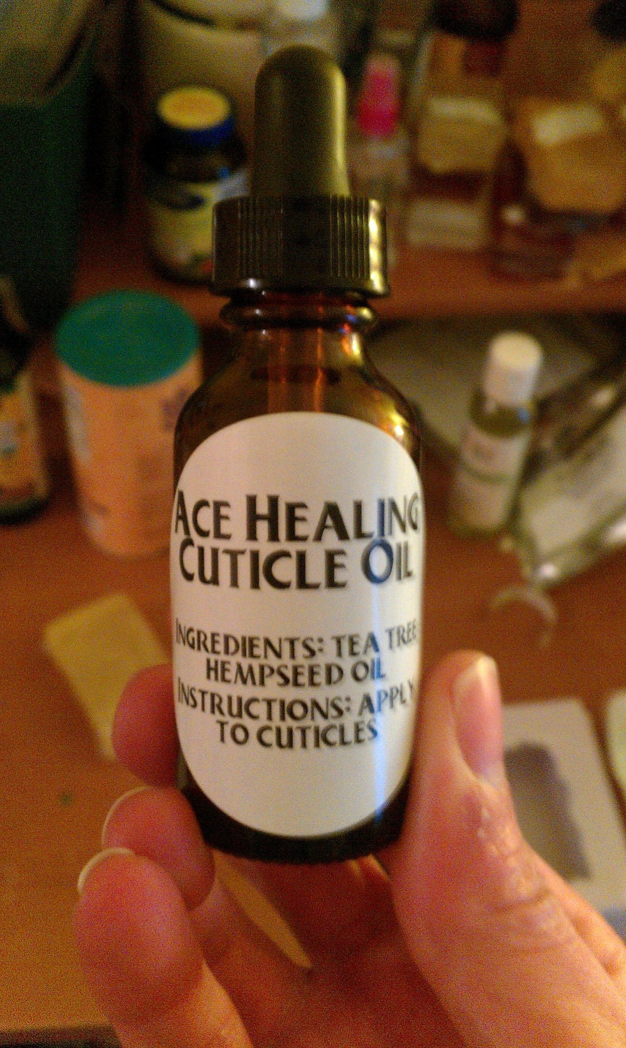 Organic Cuticle Oil 2oz, natural