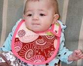 New design... Infant bib with snap on side