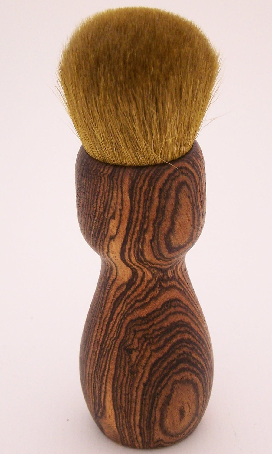 Bocote Wood Natural Sable Cosmetic Brush (Handmade in USA)