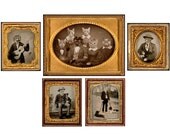 SET OF 10 - Cats -  Daguerreotype, Ambrotype, Tintype Altered Images Note Cards, Greeting Cards Blank Inside
