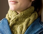 PDF KNITTING PATTERN Cabled Neckwarmer