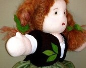 Red headed Waldorf Doll with Braids
