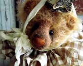 Handmade Mohair Teddy Bear by avintageobsession on etsy