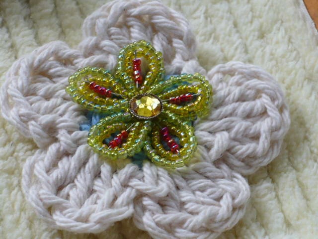 Crochet Flower Applique