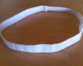 White Ice Sparkle Headband (5/8" wide)