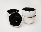 Black and White Pentagram Bowls