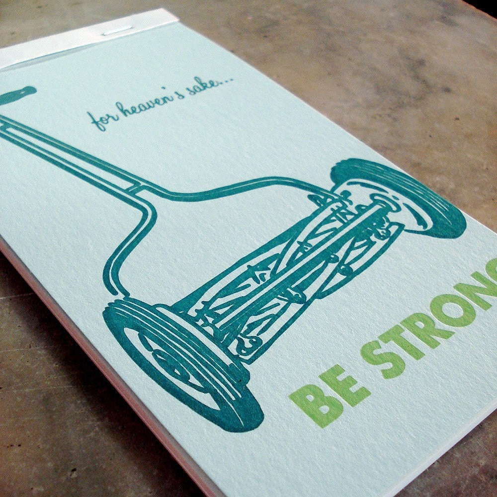 BE STRONG handYbook --  a blank reporter-style notebook