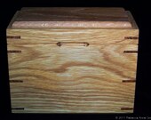 White Oak and Red Oak Recipe Box