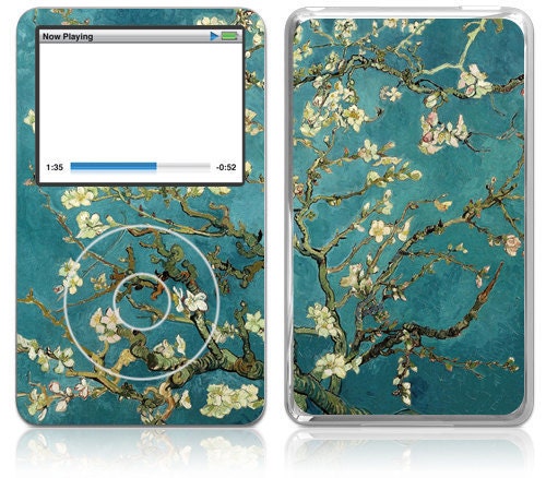 Apple iPod Classic Decal Skin Cover  - Van Gogh Blossoming Almond Tree