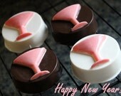 12 Chocolate Covered Oreo New Years Martini Drink Glasses 2012 Il_170x135