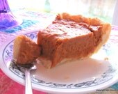 Organic Gluten Free Vegan Caribbean Sweet Potato Pie with Coconut Milk and Pineapple