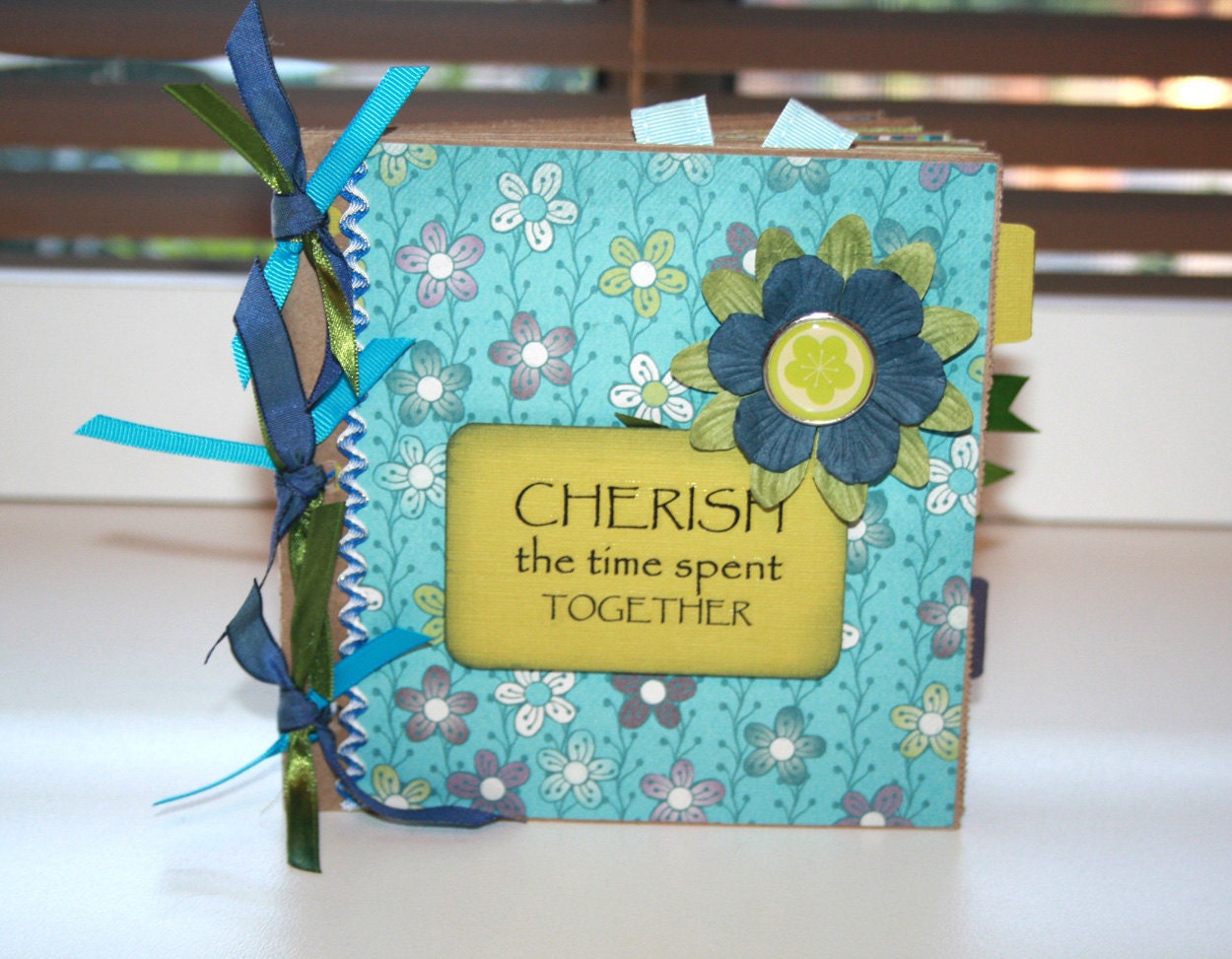 Paper Bag Album (premade pages) Cherish