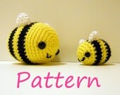 Bee and Baby Bee - Crochet Pattern PDF