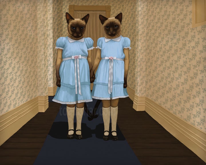 Siamese Twins - The Shining - Cat Print Signed 8x10