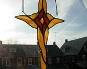 Wernersville Cross, Amber with orange heart