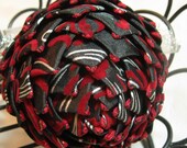 unique ornament red and gray