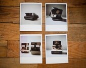 Set of 4 Polaroid Camera 4x5 Cards