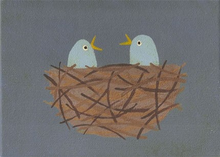 Hungry Birds - PRINT 5x7