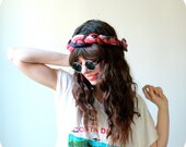 Braided Turban Headband, Coral