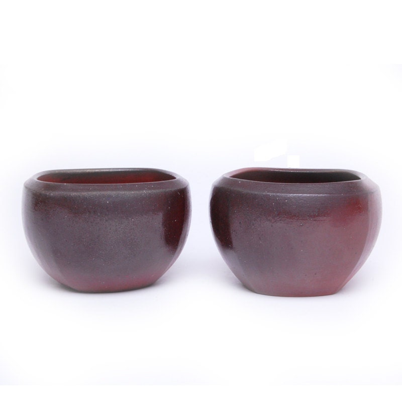 Set of Chocolate Brown Bowls