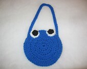Crochet Cookie Monster Purse