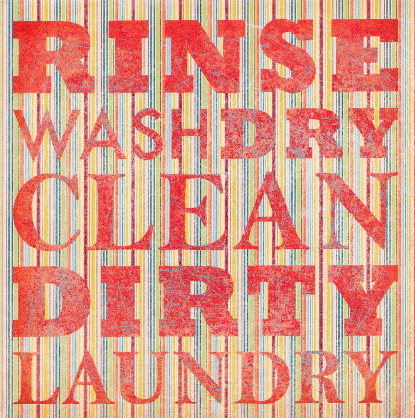 Laundry Room Subway Art Print