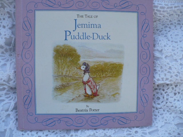 Weekly Planner 2012- Jemima Puddle Duck -  Vintage Altered Book, Journal, Note Card Set