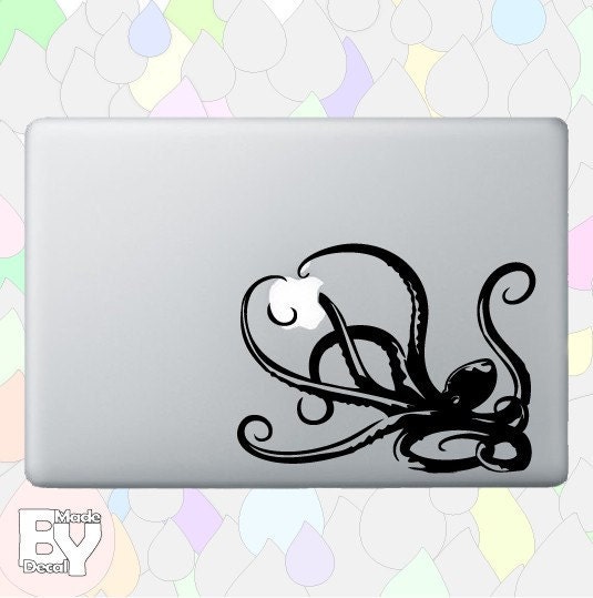 Octopus - Vinyl Decal for MacBook or Ipad