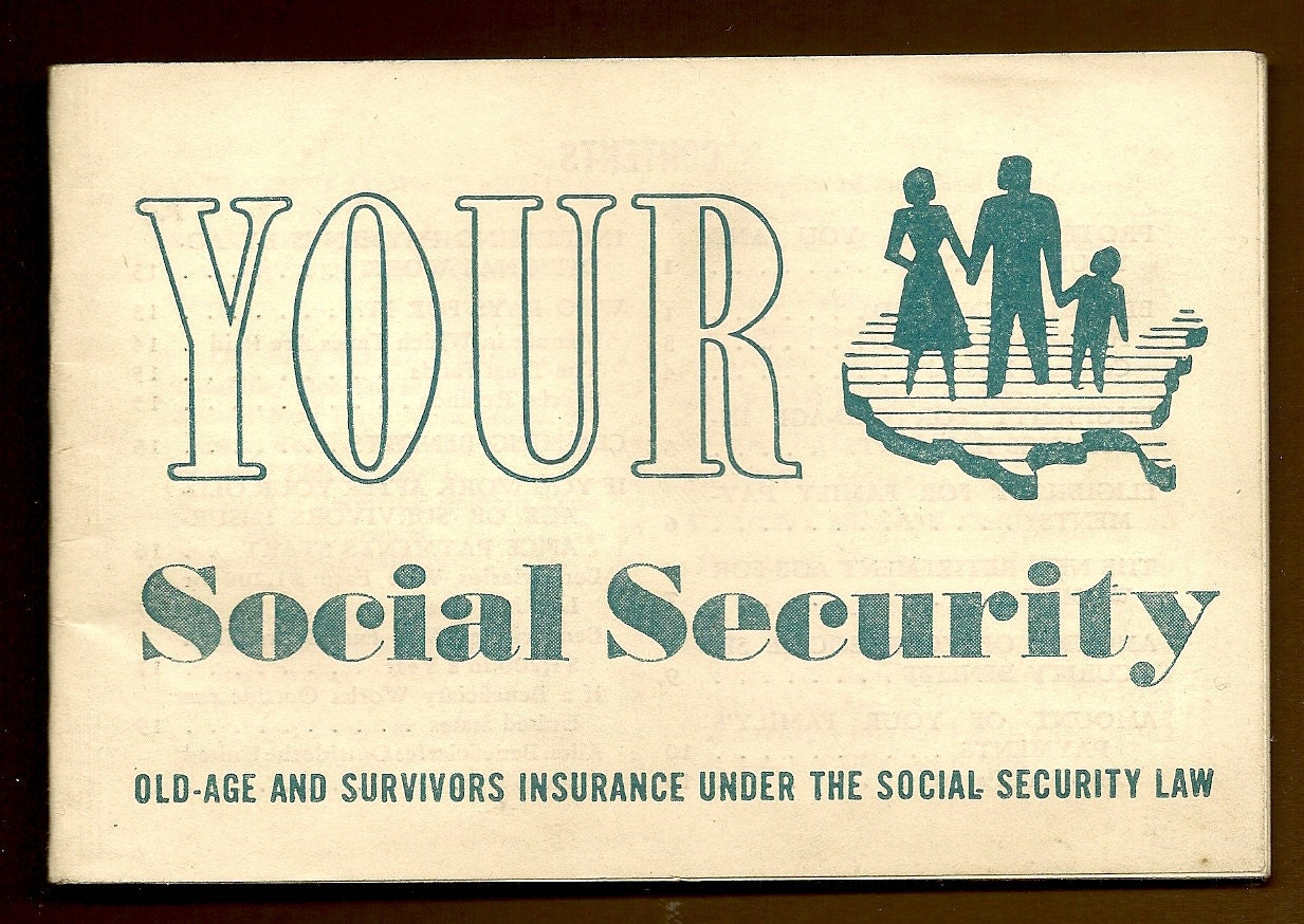 1957 booklet - "Your Social Security" -