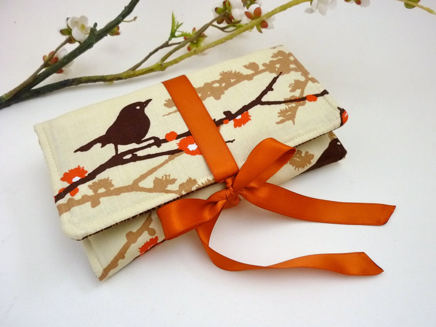 Jewelry Roll - Design Your Own Custom Gift for Her - Bark & Saffron Aviary Collection