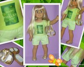 American Girl Doll St. Patricks Day T-Shirt, Shorts, Shoes, Purse