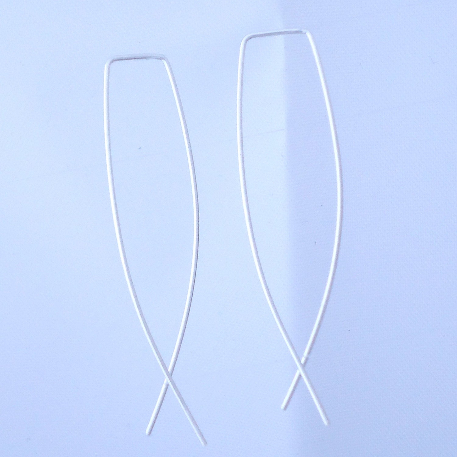 Architectural Sterling Silver Earrings, Simple Jewelry, Hammered, Gift Under 25, Etsy Fashion, Valetine's Day Gift