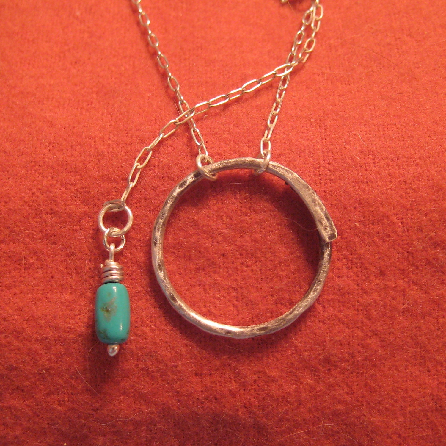 Charm Holder Circle of Life Necklace 7/8 in. Sterling Silver Keepsake Oxidized Matte Satin or Polished Delicate JJDLJewelryArt