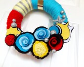 Comic  Felt Yarn Wreath - The Original Felt Yarn Wreath