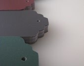 Chalkboard Embellishment Die Cut Tag Labels for Gifts, Scrapbooking, or Paper Crafts - Set of 20 Assorted Colors - Reusable Il_170x135