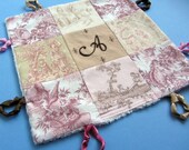 Baby Girl  Lovey Clutch with Custom Hand Embroidery by Dolce Dreams