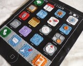 The ORIGINAL  leather  IPAD case made by l' atelier de Luluu PROMOTION