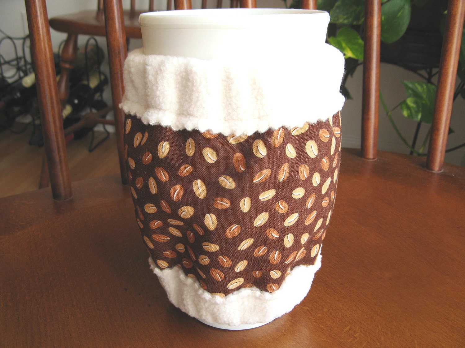 Travel Mug Cup Cozy Fleece