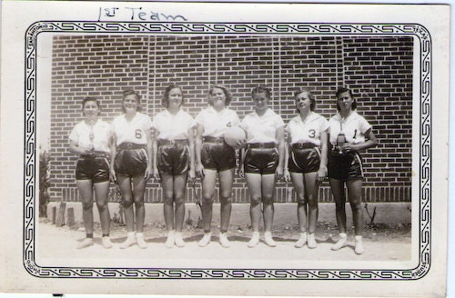 Vintage Photo - All Girls Sports Team