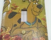 CUSTOM Scooby Doo light switch plate