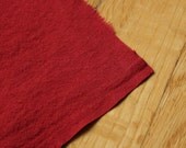 Organic Cotton Hemp Fabric VERMILLION