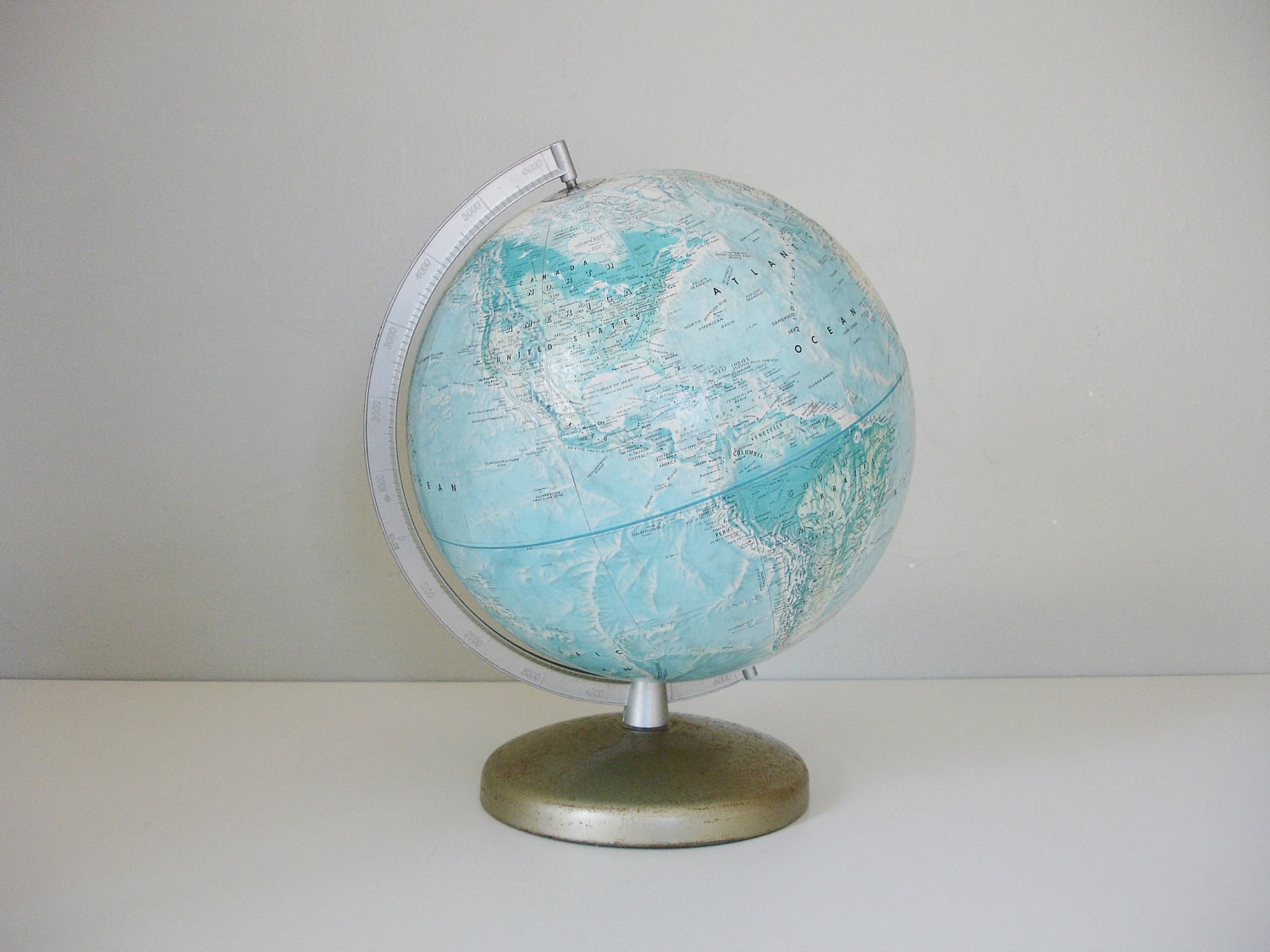 rand mcnally world portrait globe